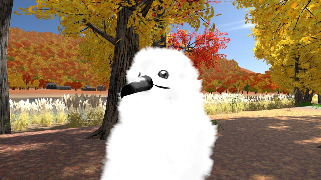 【VRChat対応】アホウドリの雛 / Albatross Chicks【オリジナル3Dモデル】
