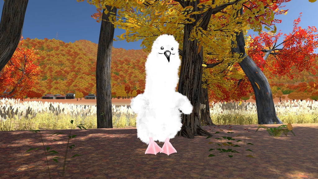 【VRChat対応】アホウドリの雛 / Albatross Chicks【オリジナル3Dモデル】