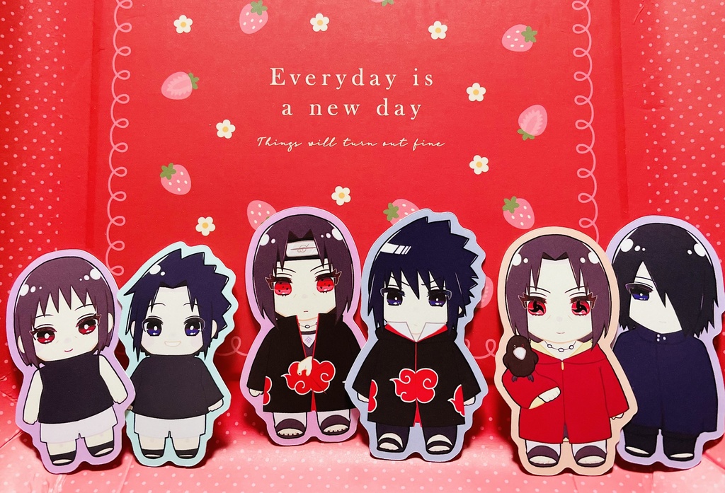 うちは兄弟まみれフレークシールセット