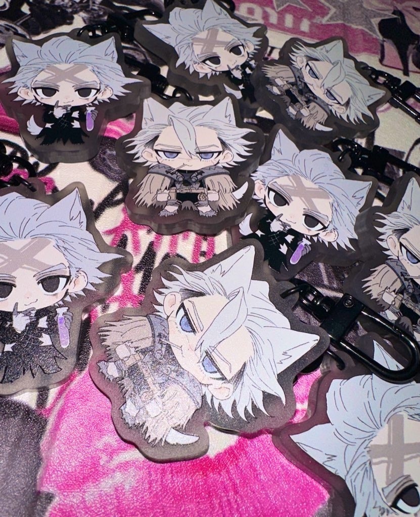 🐱🚬✖️アクリルキーホルダー セット