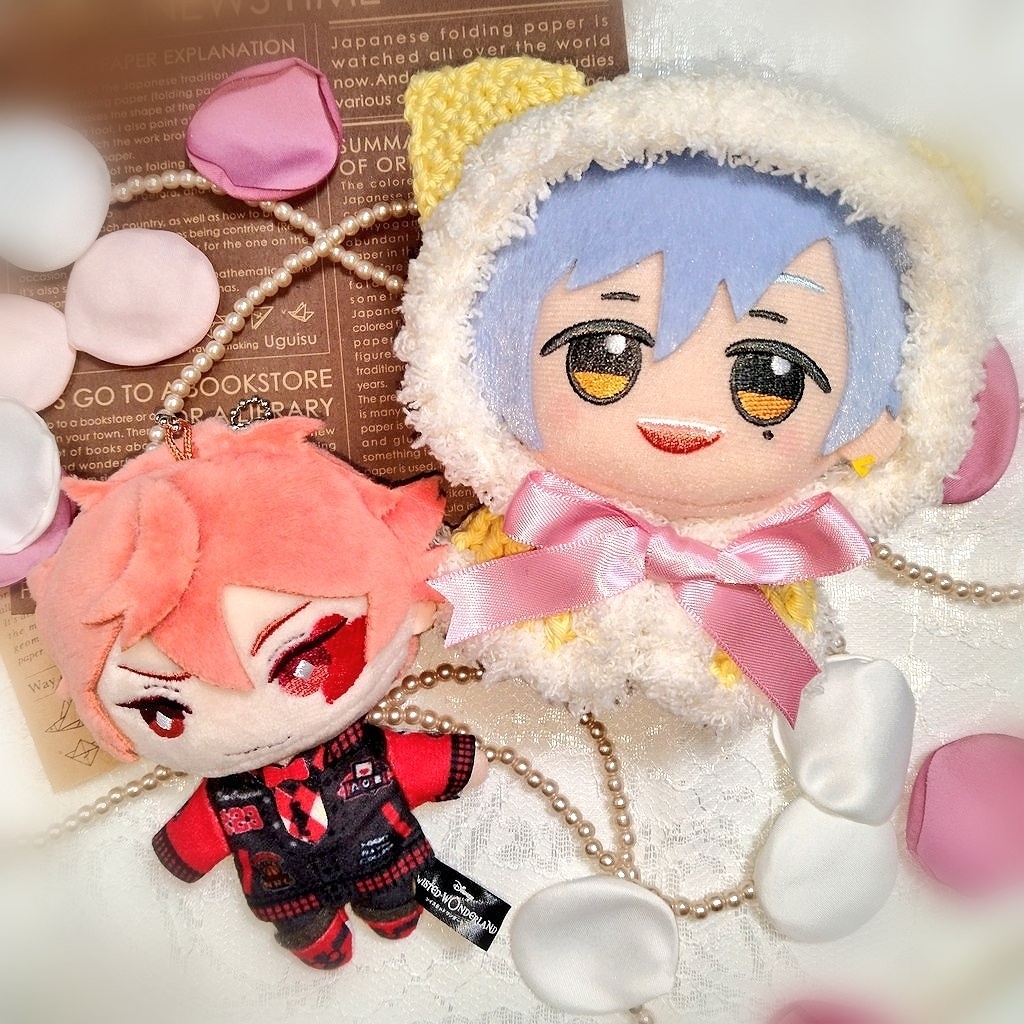 10cmぬい用手編みねこミミケープ