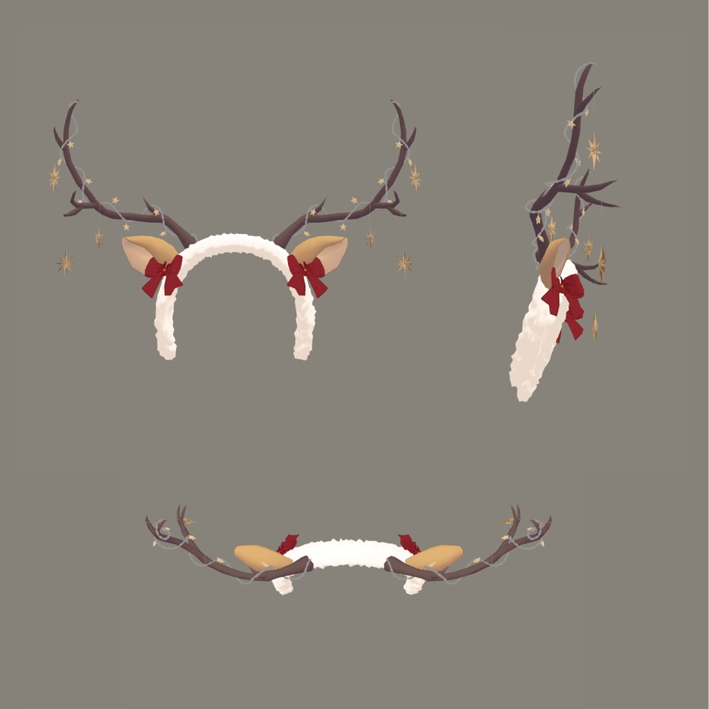 【おまけ付】トナカイセット(3点)