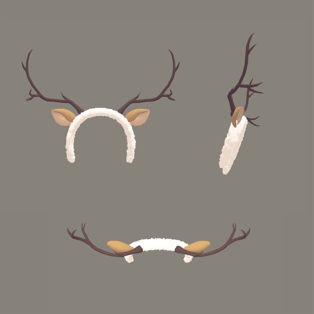 【おまけ付】トナカイセット(3点)