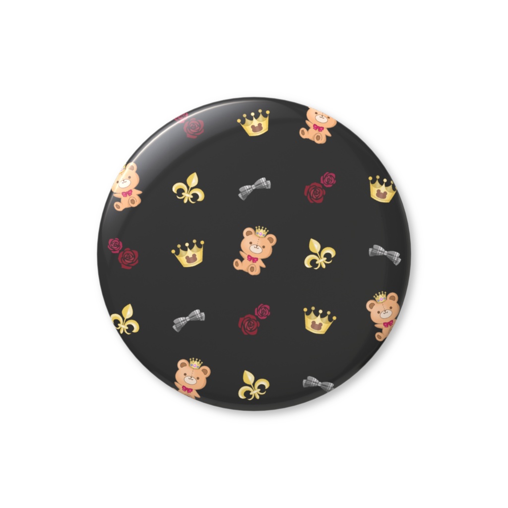 パターン缶バッジ