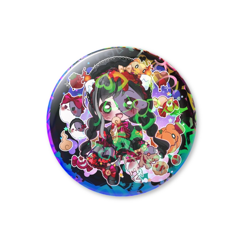 ホログラム缶バッジ~Halloween~