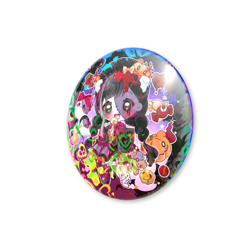 ホログラム缶バッジ~Halloween~