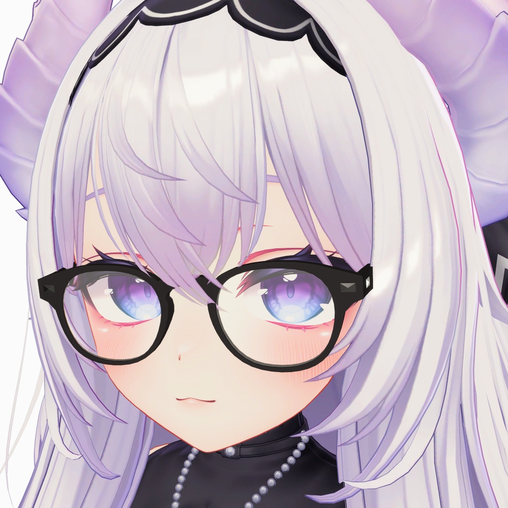 【10アバター対応】ボスリントン眼鏡 “JOHNNY” 【VRC想定】