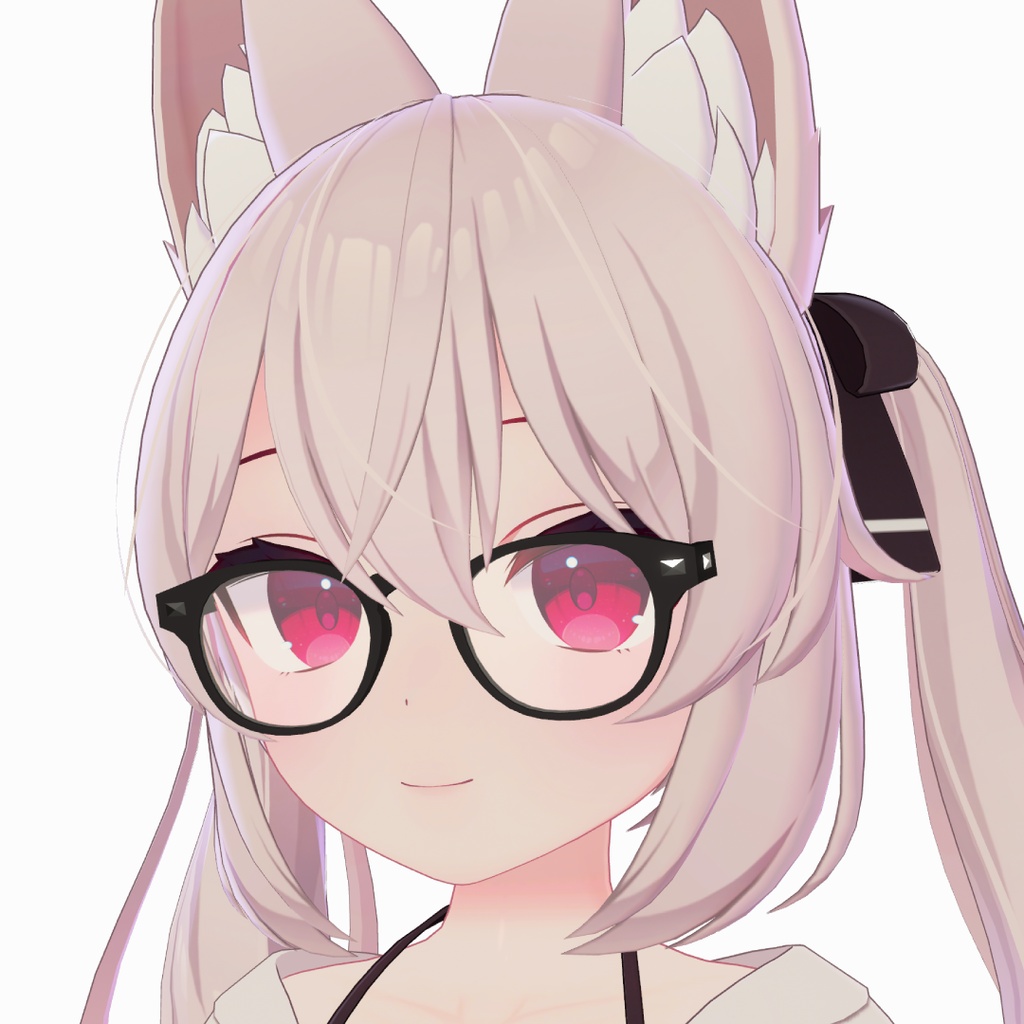 【10アバター対応】ボスリントン眼鏡 “JOHNNY” 【VRC想定】