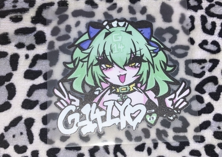 イヨちゃん 透明デカステッカー
