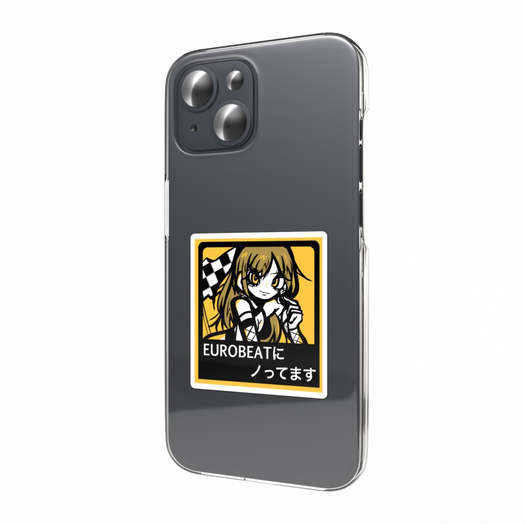 【ミニサイズ】EUROBEATにノってますステッカー