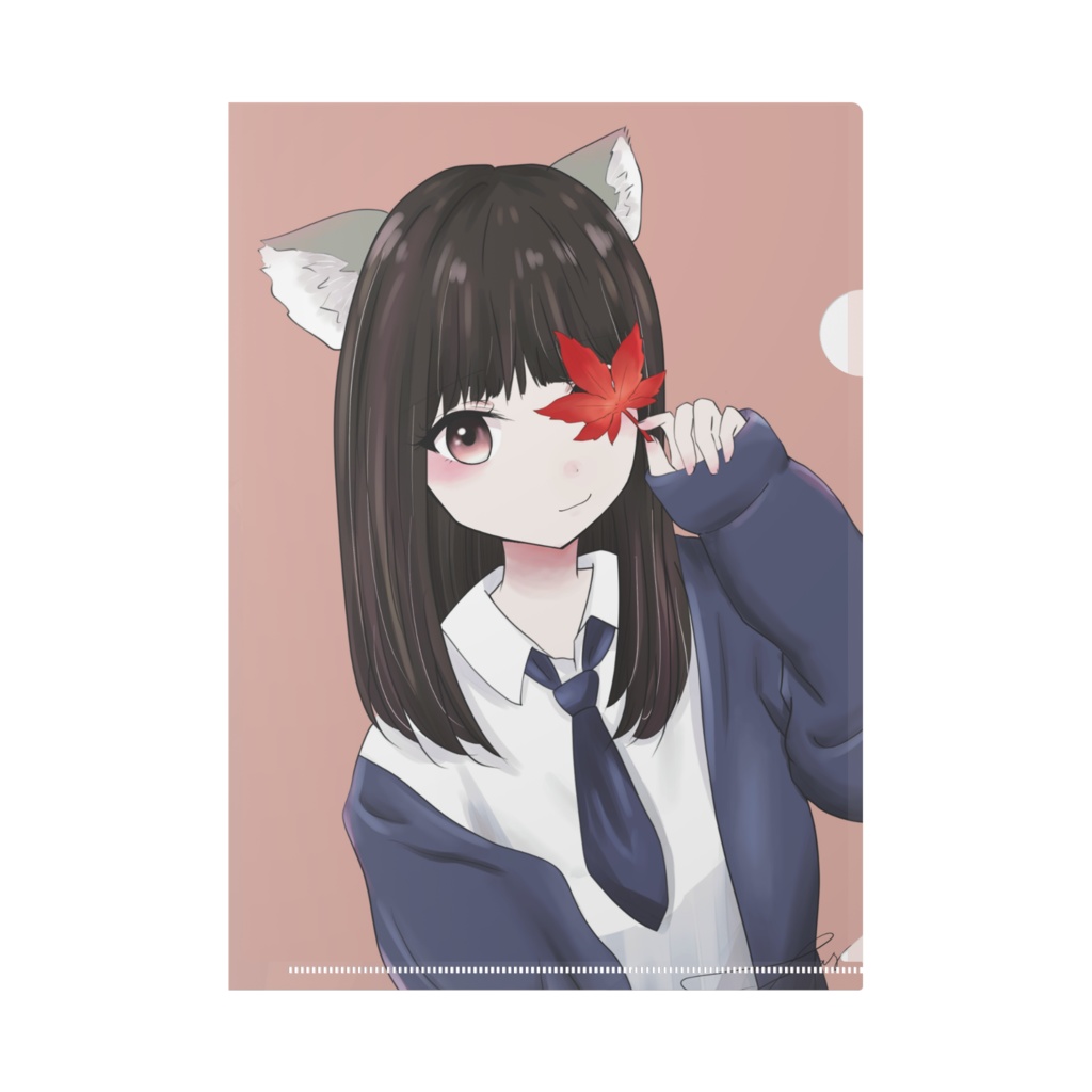 けもみみ紅葉クリアファイル