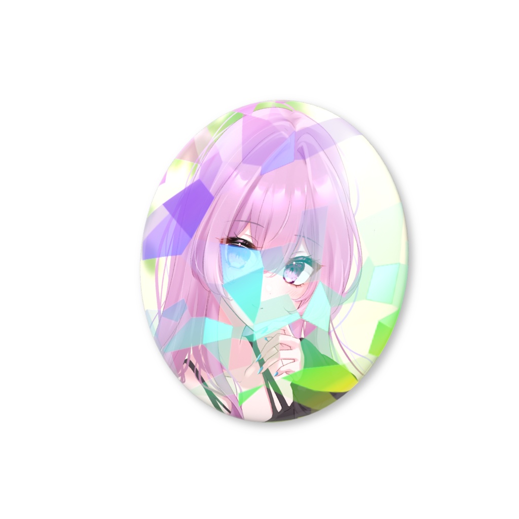 ゆのあやこアイコン2025ホログラム缶バッジ32㎜