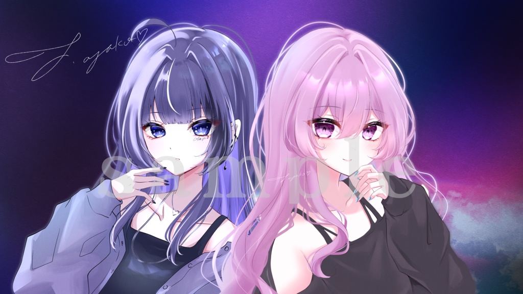 亜種＆ゆのあやこ代理ちゃん壁紙