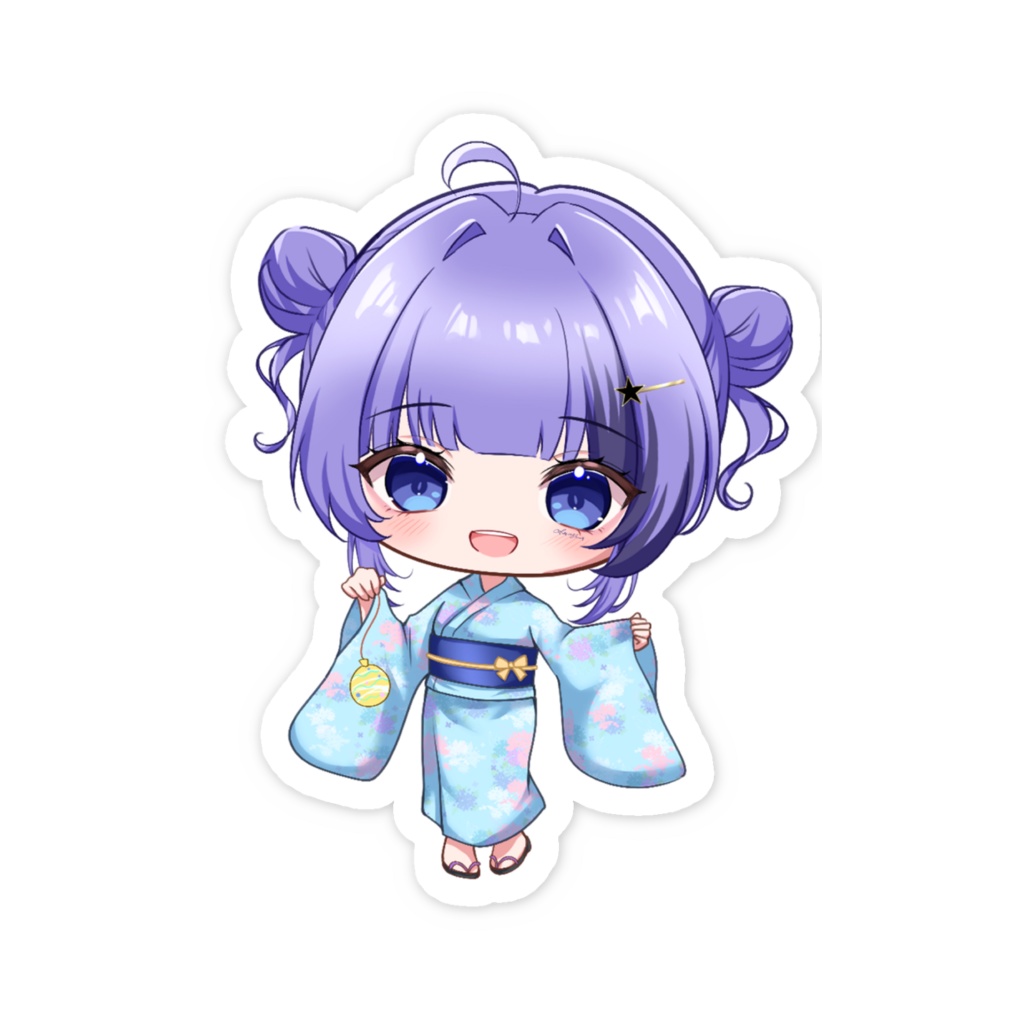 あやこ亜種SD浴衣verスマホステッカー!