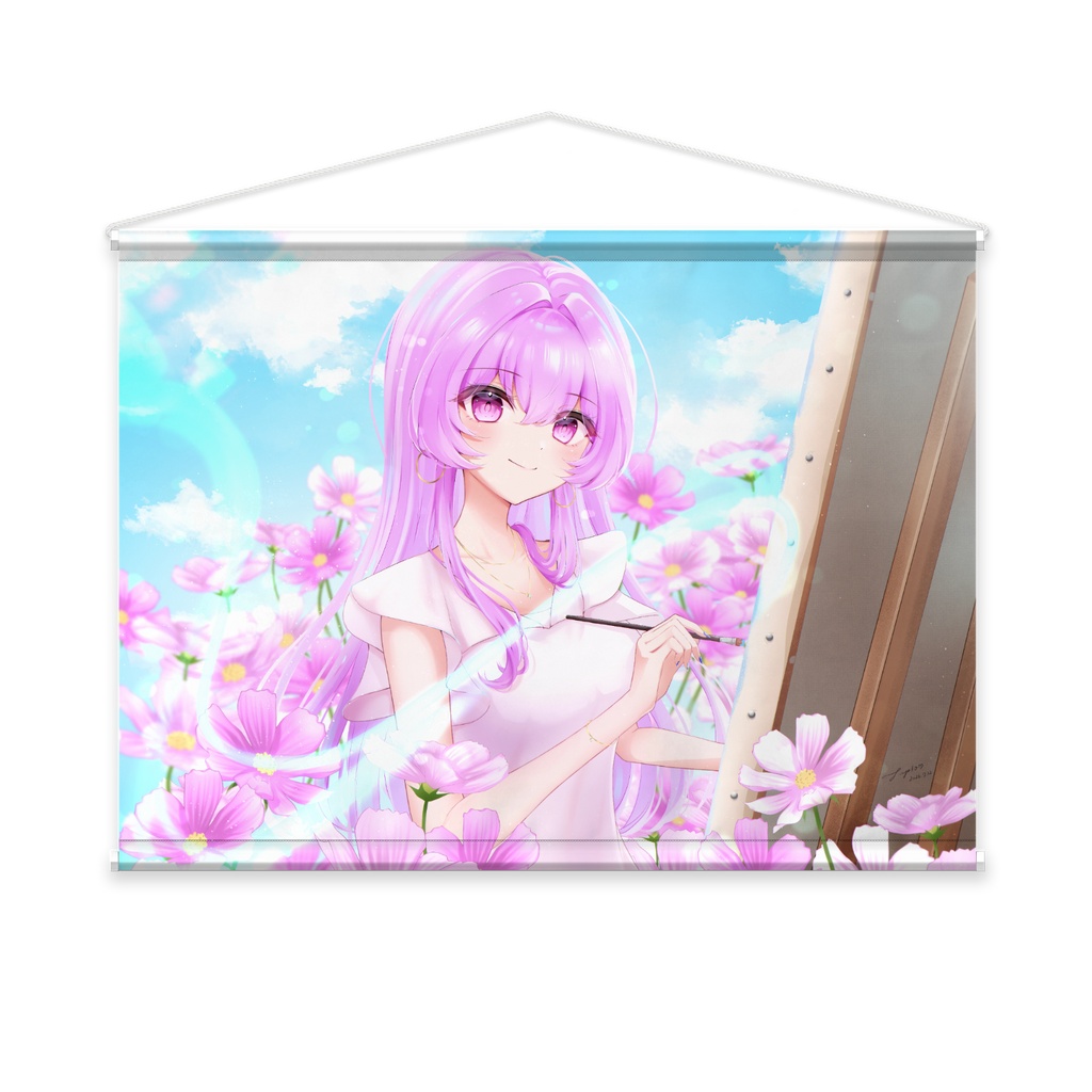   ゆのあやこ絵師５周年記念タペストリー