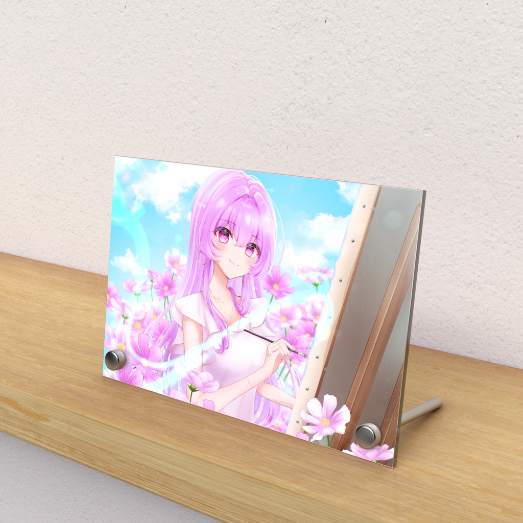 ゆのあやこ絵師5周年記念フォトパネル