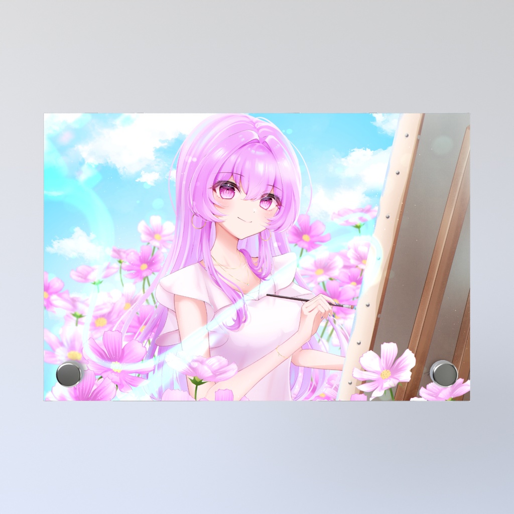 ゆのあやこ絵師5周年記念フォトパネル