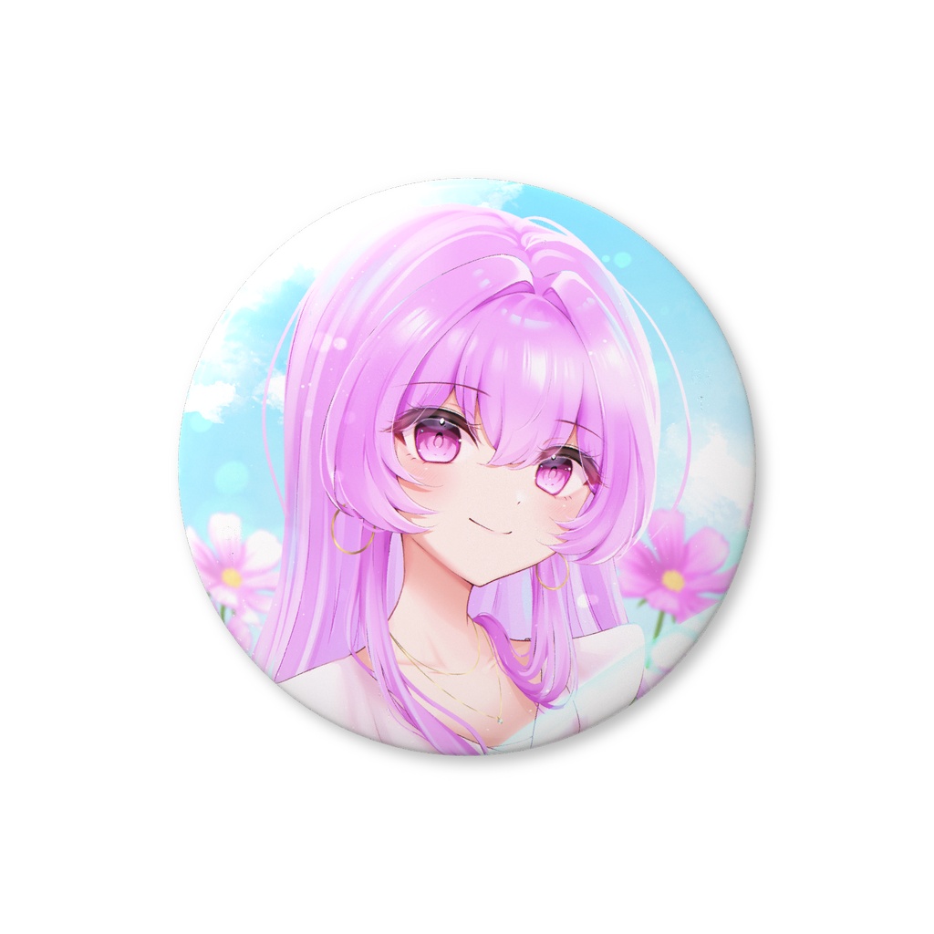 ゆのあやこ5周年記念一枚絵缶バッチ