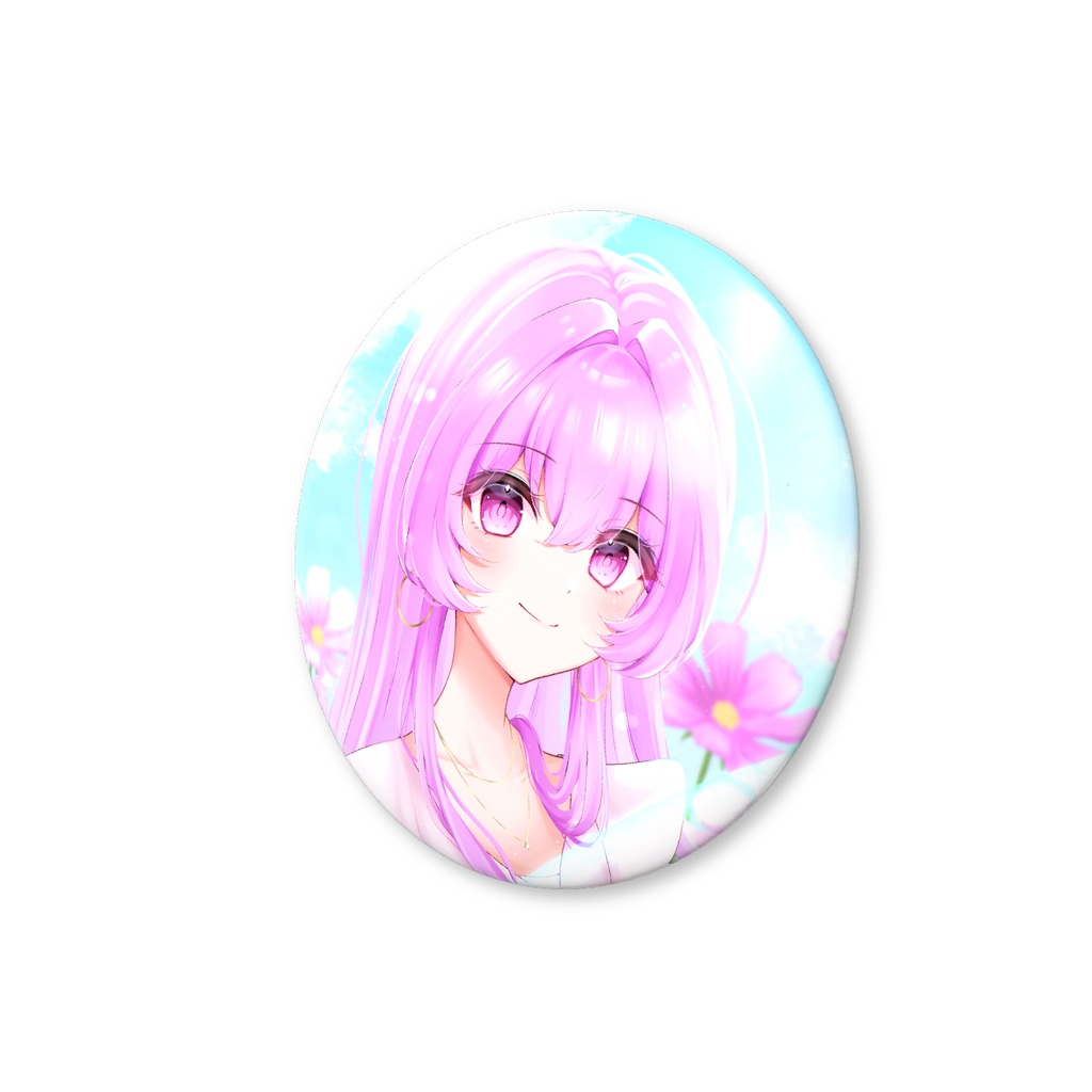 ゆのあやこ5周年記念一枚絵缶バッチ