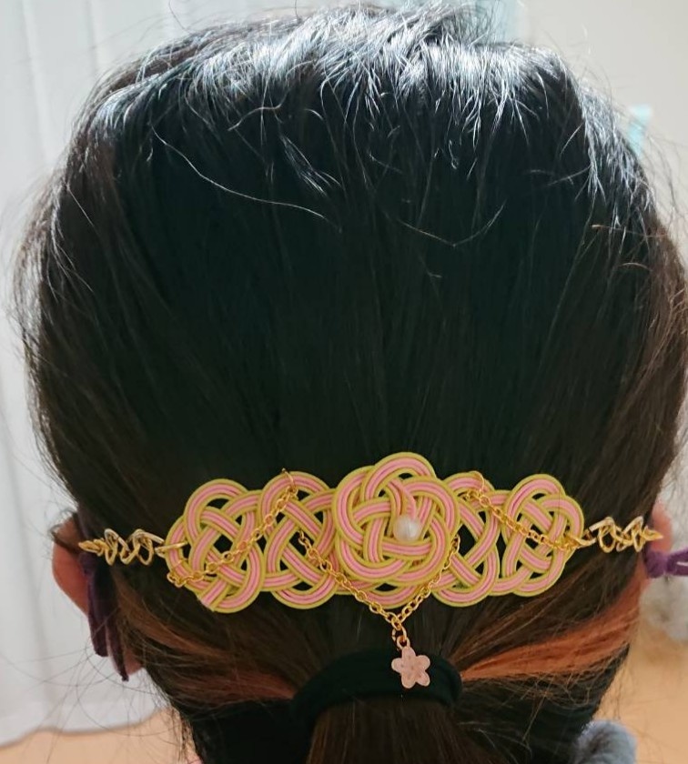 モチーフマスク留め