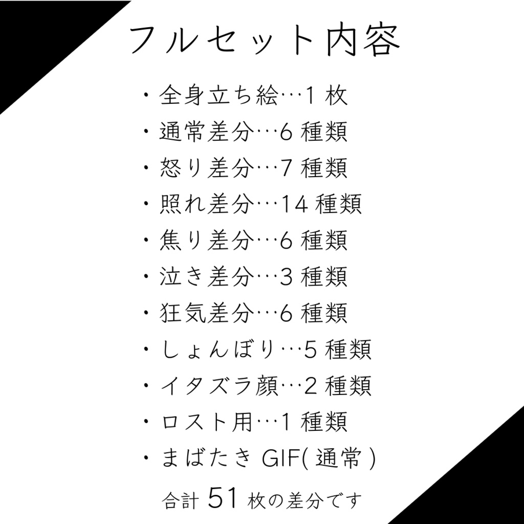 【TRPG立ち絵素材】基本セット8種/フルセット51種
