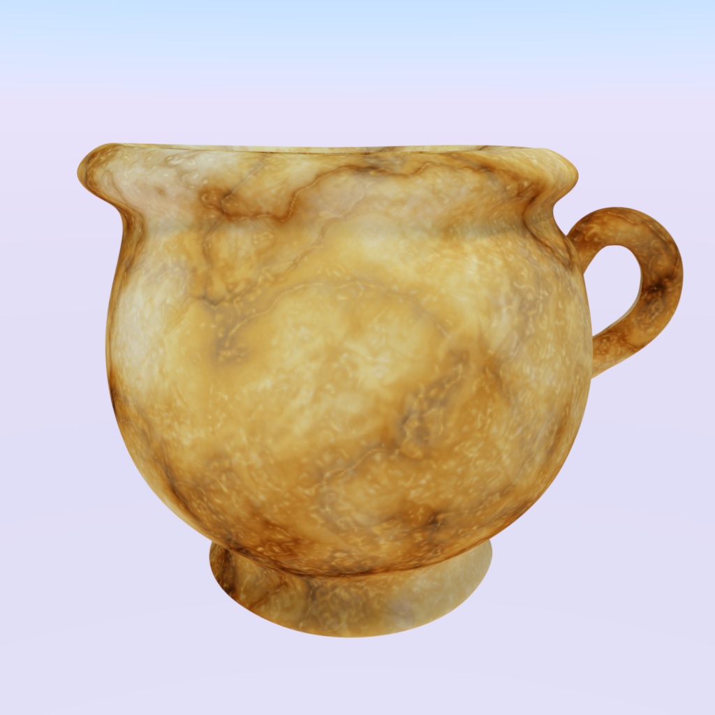 【3Dモデル】あひるおまる、中世ヨーロッパのおまる