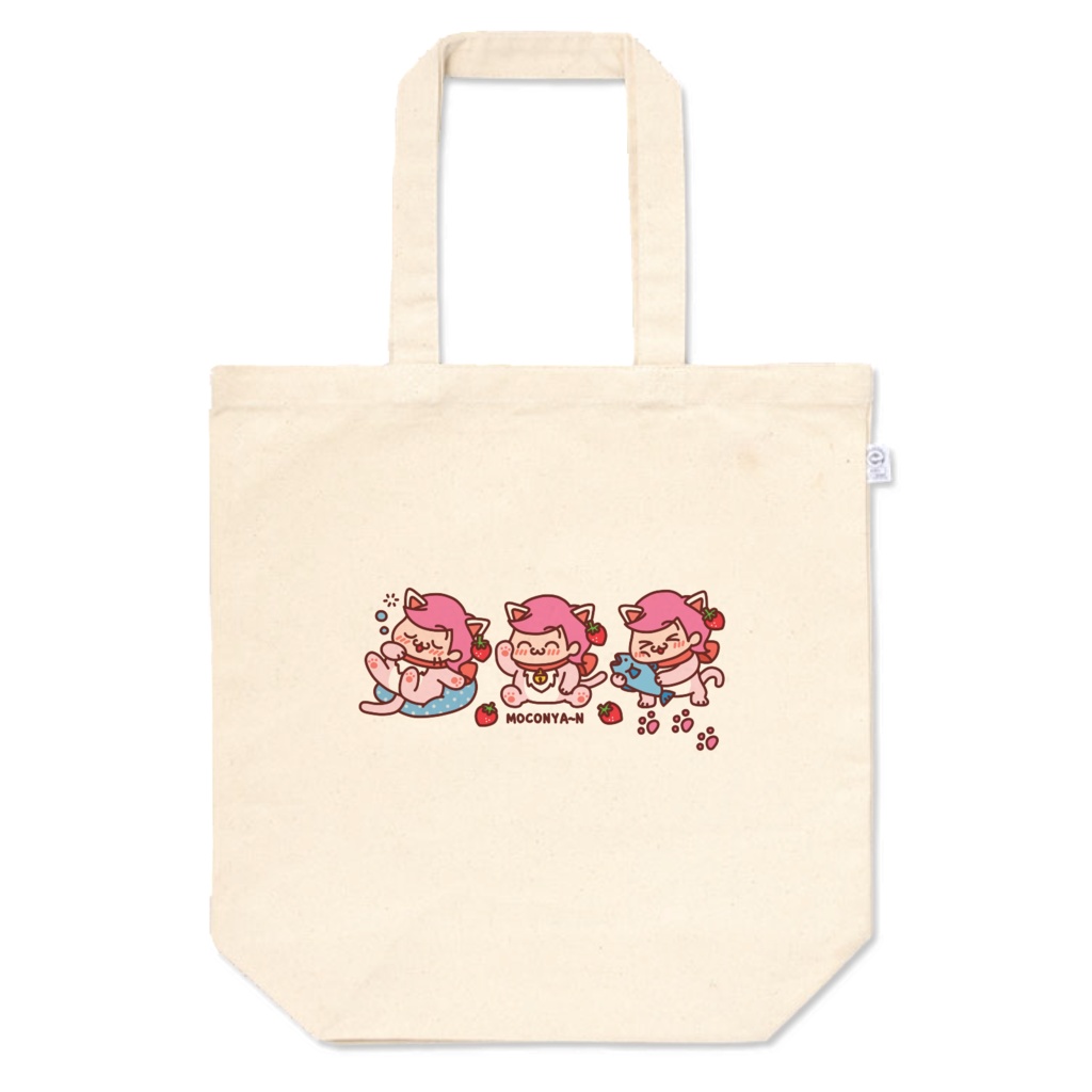 猫ちゃんもこちゃんトートバッグ