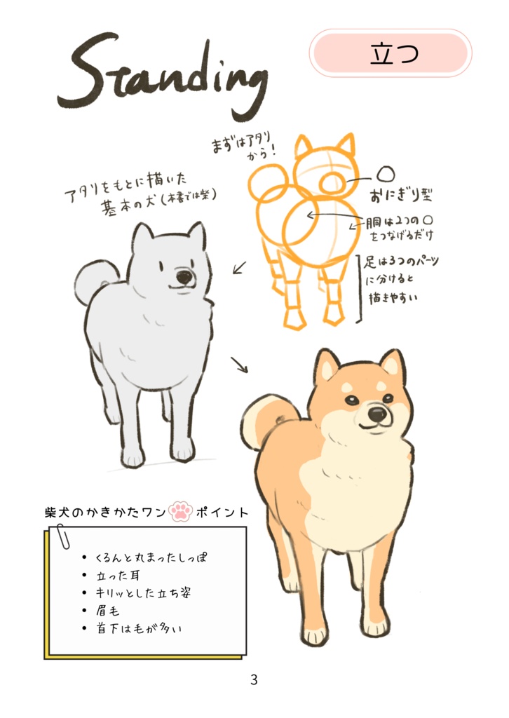 犬のポーズとしぐさ描き方BOOK