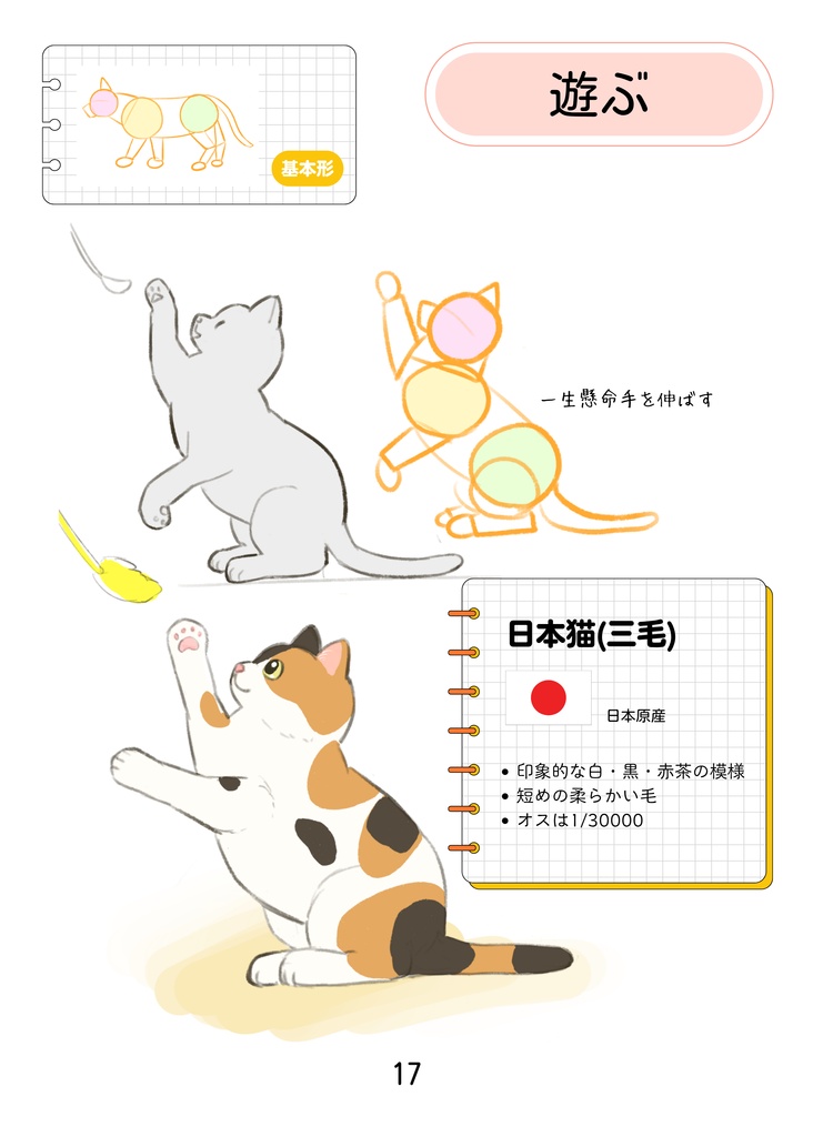 そのまま使える!ねこポーズBOOK 26猫種のイラストポーズ集