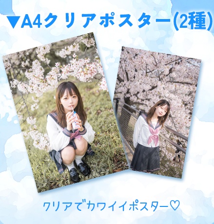 A4クリアポスター♡２枚セット