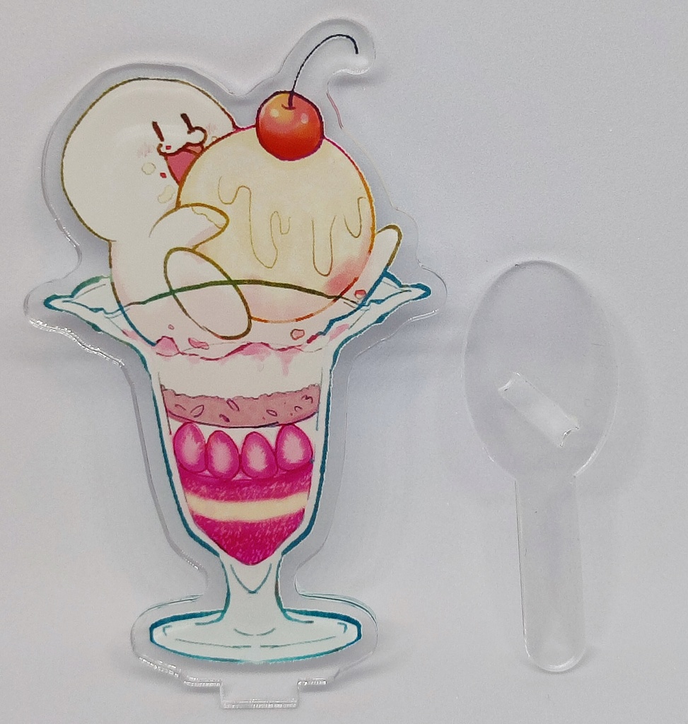 まめたんパフェアクリルフィギュア