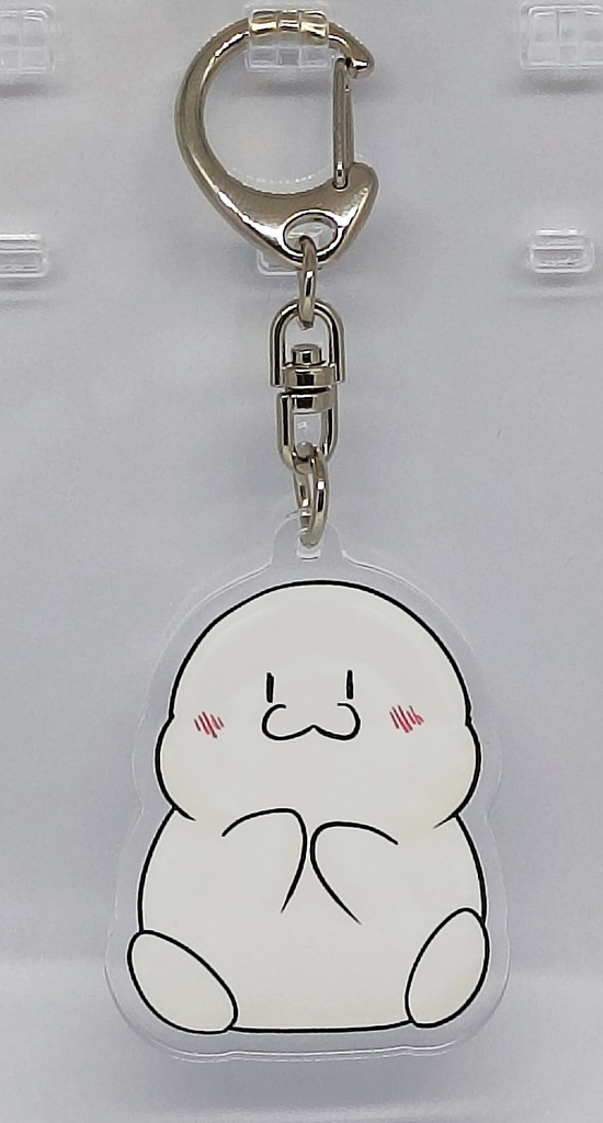 おすわりまめ太アクリルキーホルダー