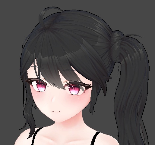 サイドテールヘア (PB)