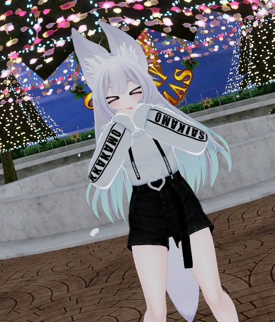 【ウルフェリア 専用】 ショートパンツ フード(PB)