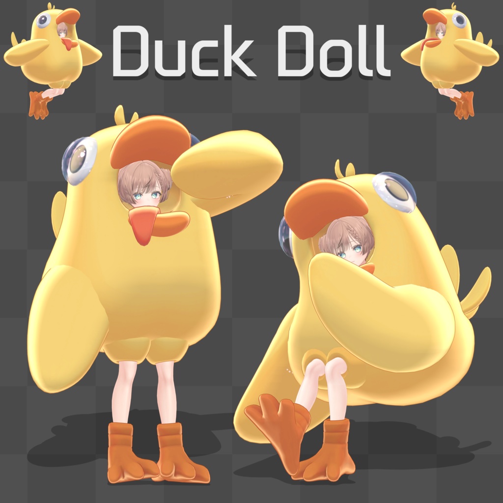 【マヌカ,萌,まめひなた 専用】  Duck Doll 