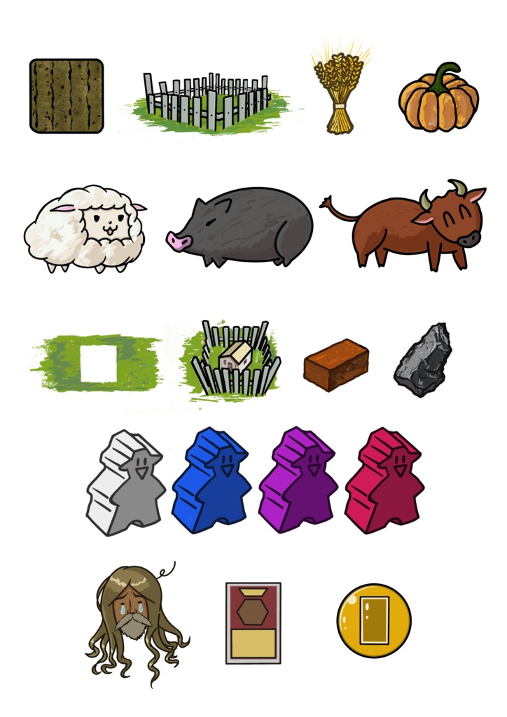 アグリコラ 得点シャツ