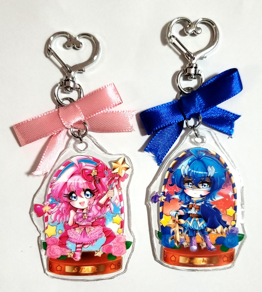 DIYアクキー風キーホルダー 擬メタカビ