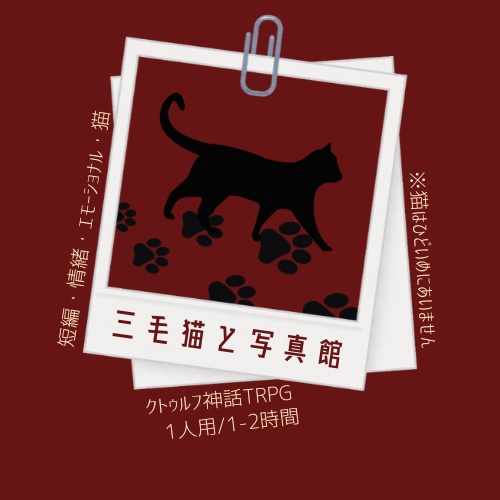 【CoC/エモクロア】三毛猫と写真館