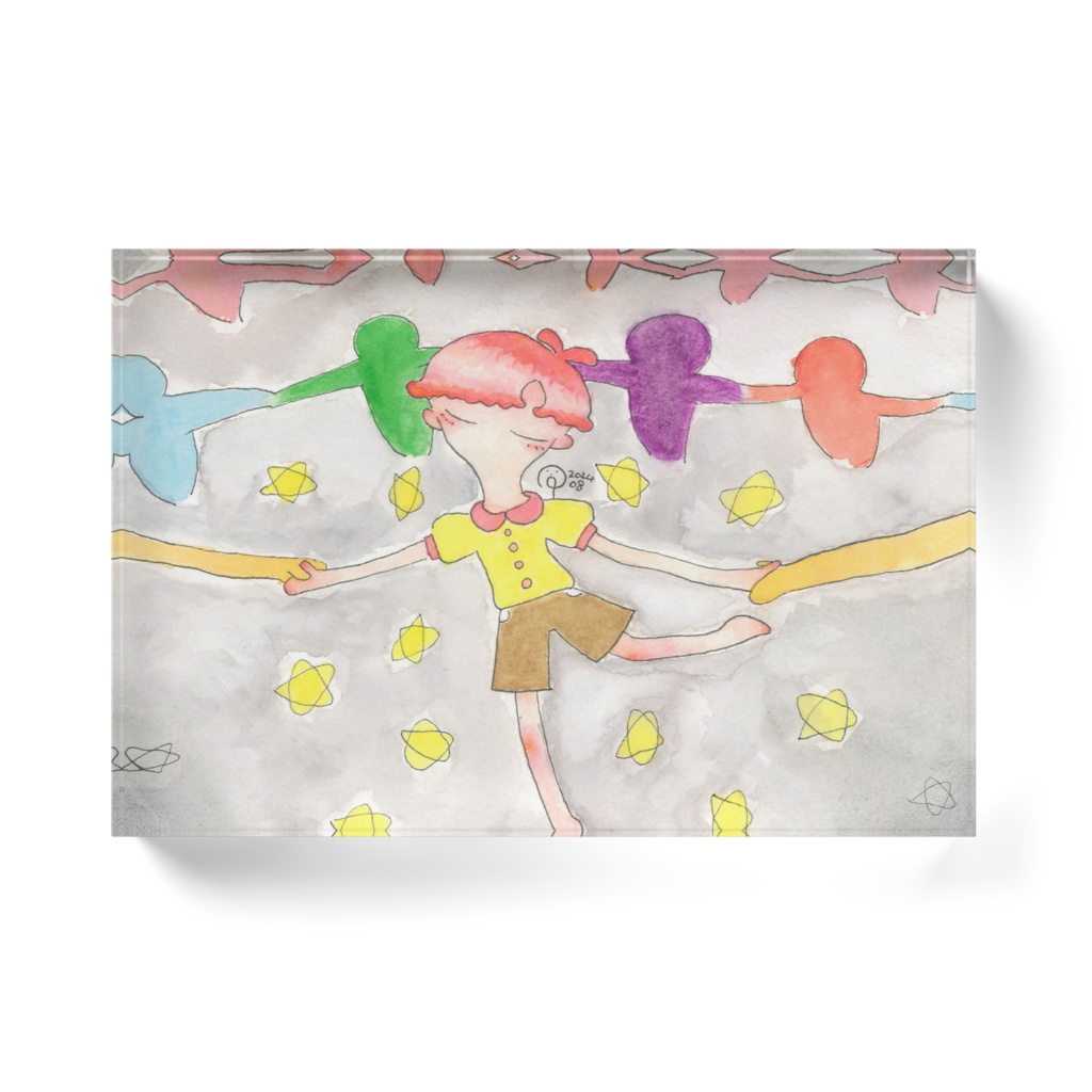 アクリルブロック「おどろう」