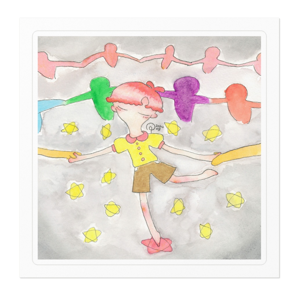 ステッカー「おどろう」