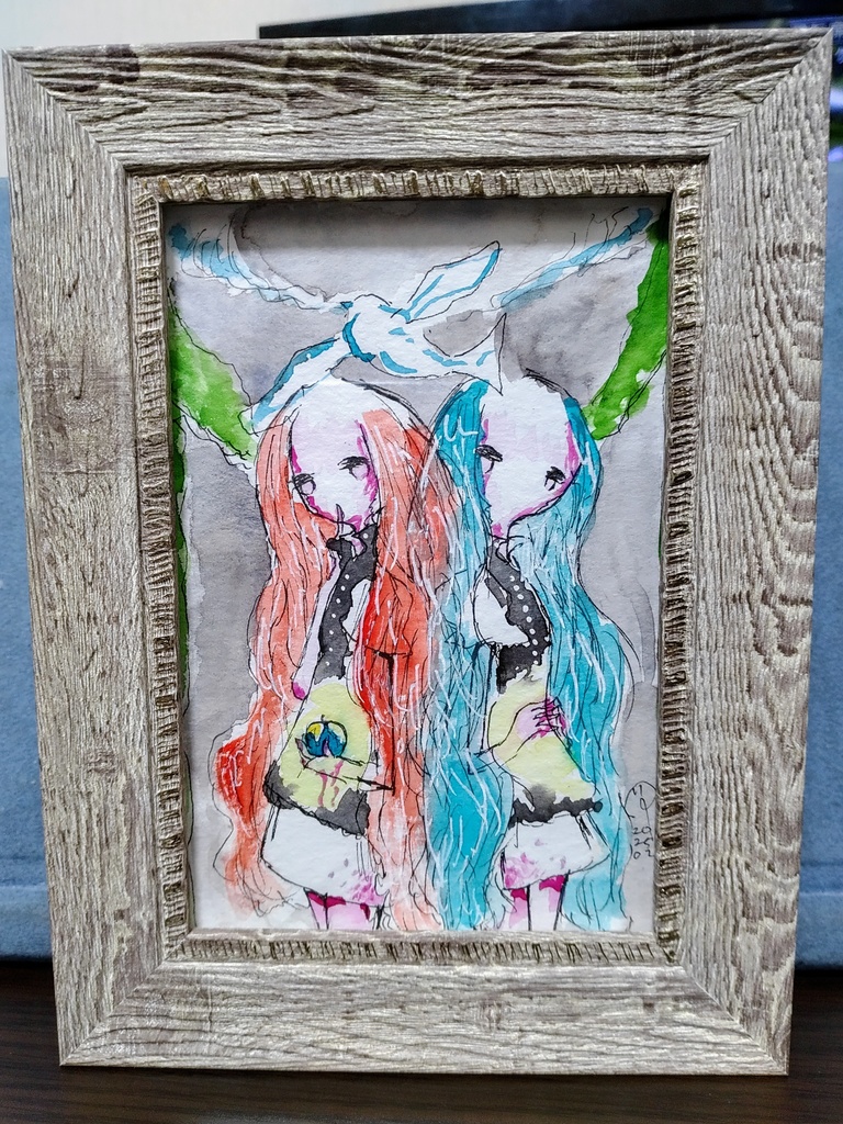 額装原画「果実」(着払い)