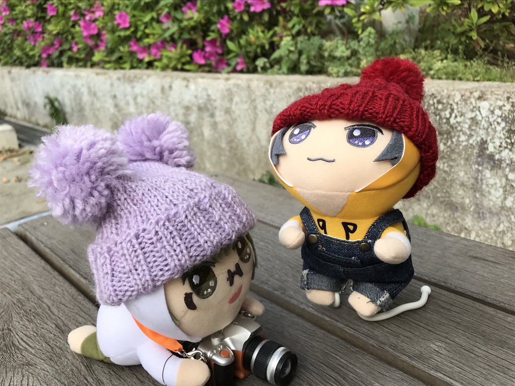 ぼんぼんニット帽 ぬい用