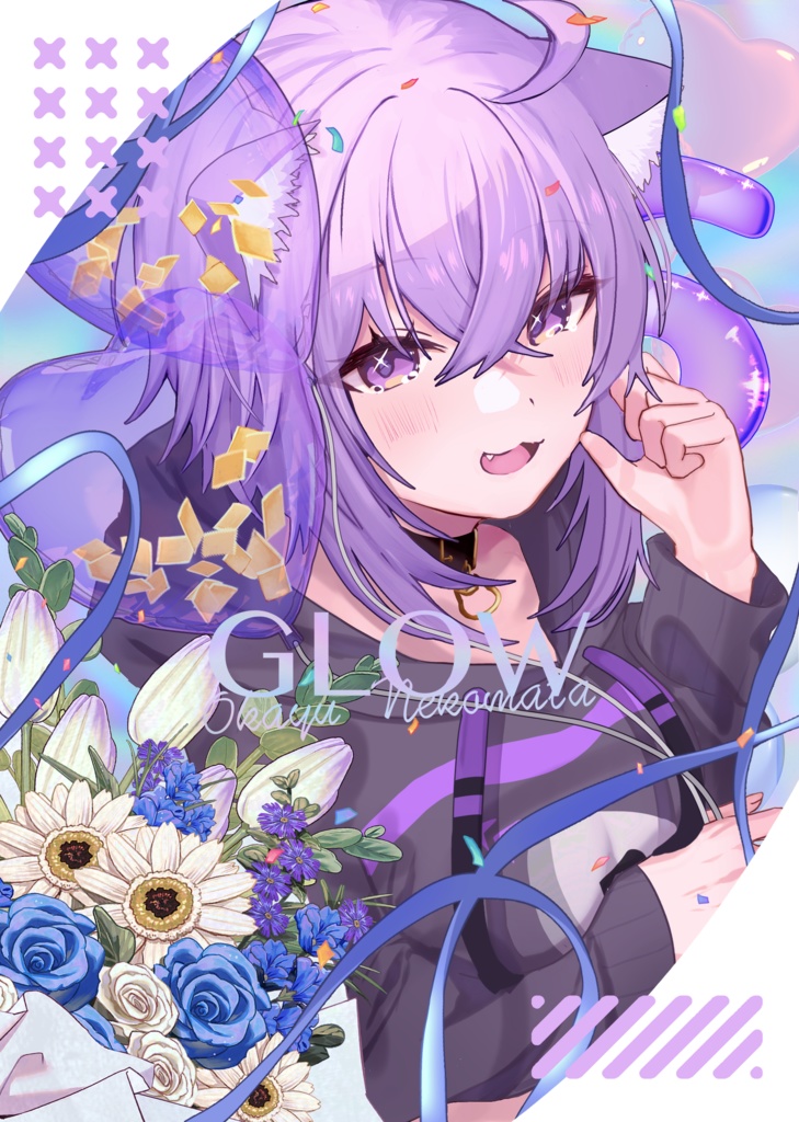 ホロクル9th新刊 猫又おかゆ イラスト集『GLOW』