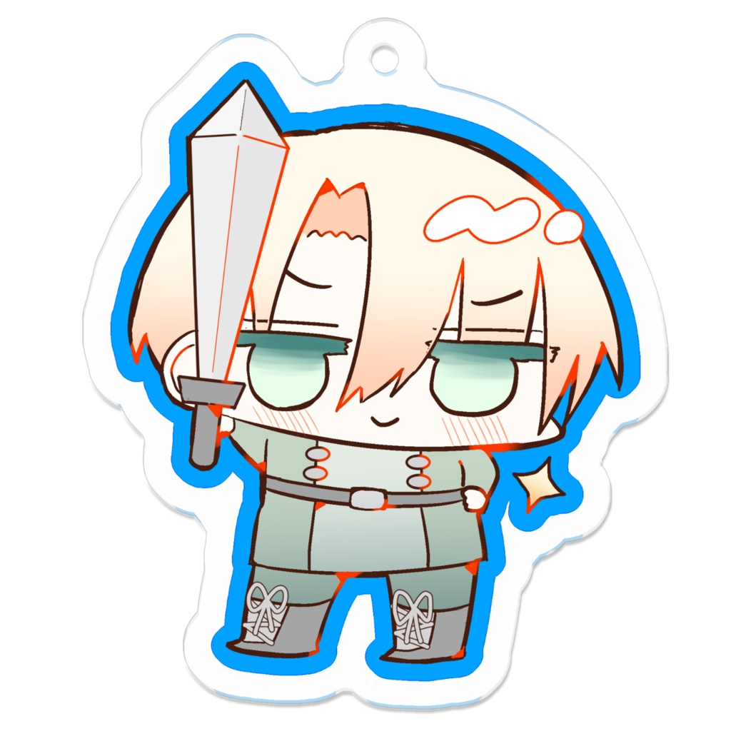 【大尉】アクリルキーホルダー