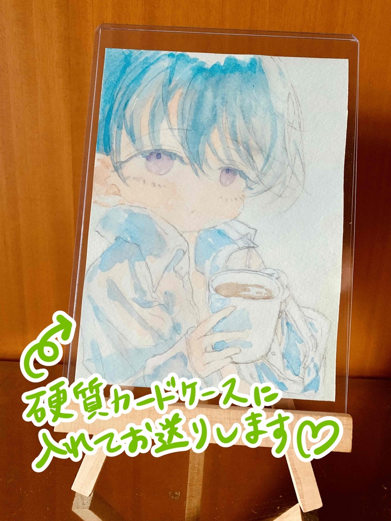 原画【男の子】「寝起き_A55」