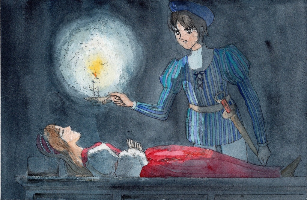 ポストカード「霊廟(ロミオとジュリエット」