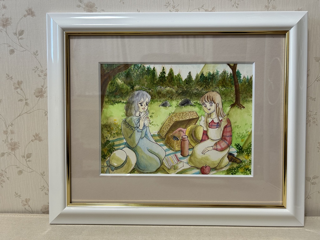 額装原画「ピクニック」