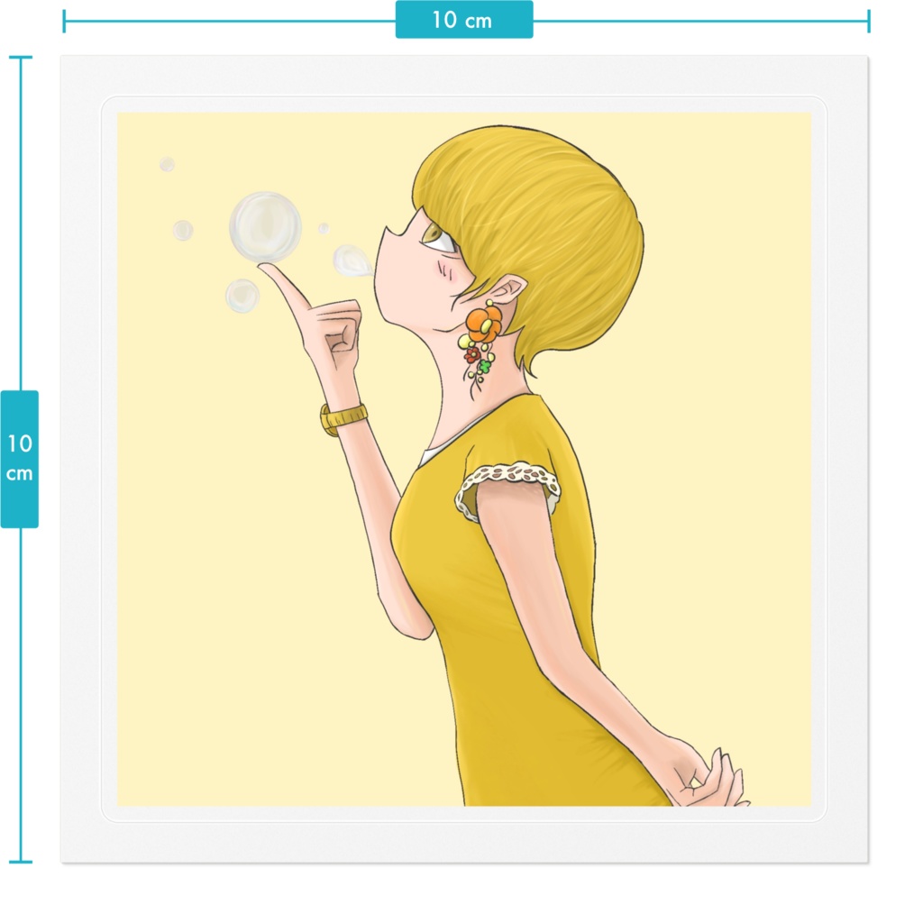 Shabonステッカー(yellow)