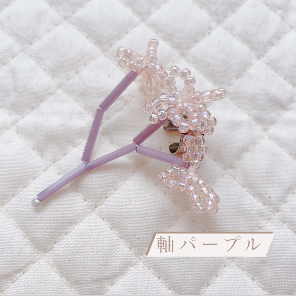 フラワーイヤーカフ