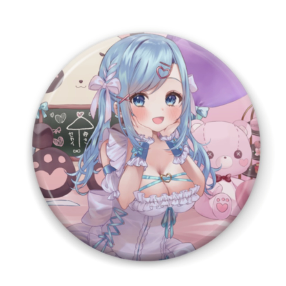 ひめのゆきの可愛いで世界を救う缶バッジ